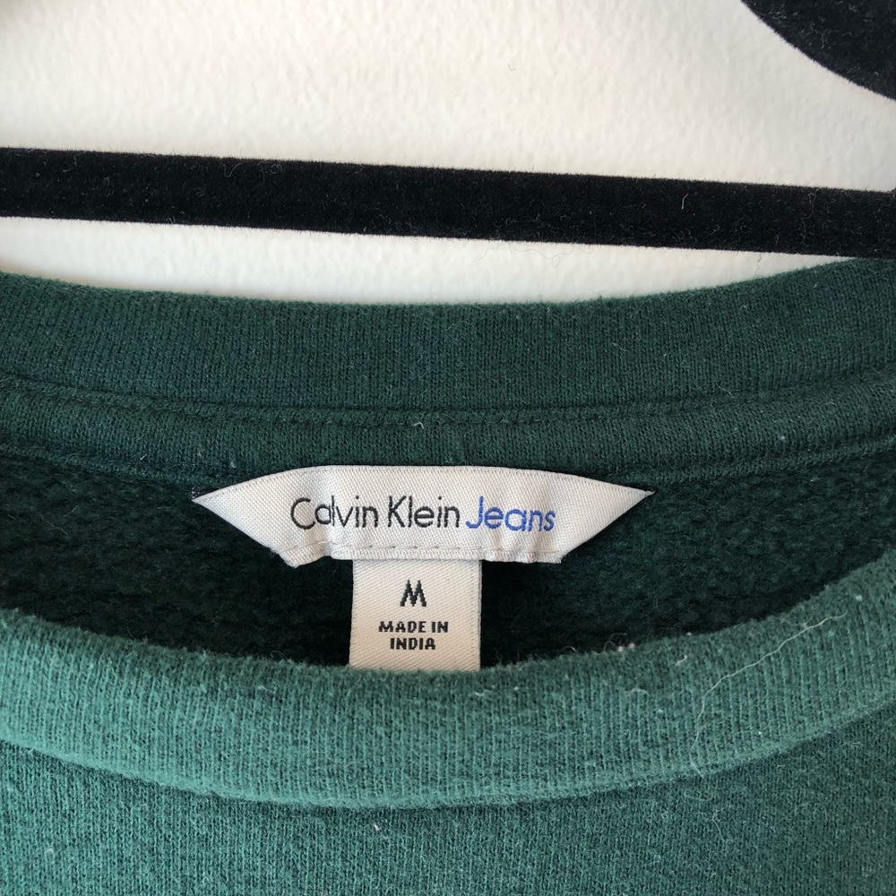 Calvin Klein dark green sweater